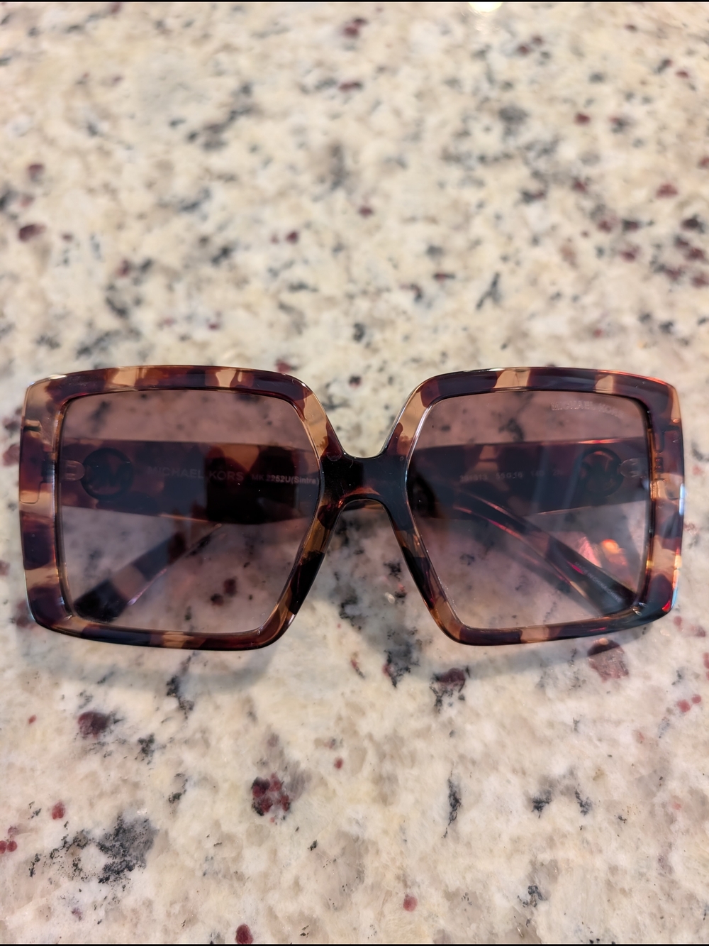 Michael Kors Tortoiseshell Square Sunglasses